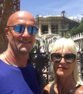 Marco Rossi with his beautiful wife Mariella Moccia.